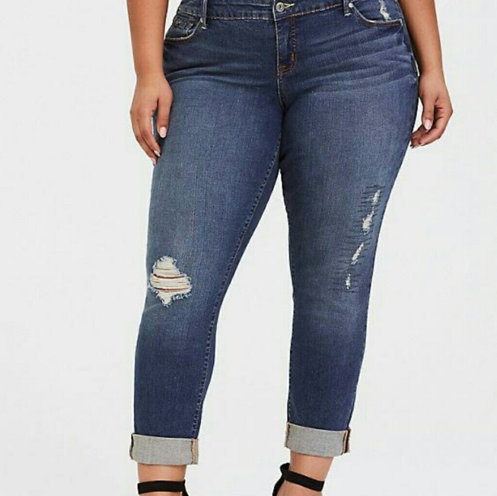 Torrid  boyfriend mended blues